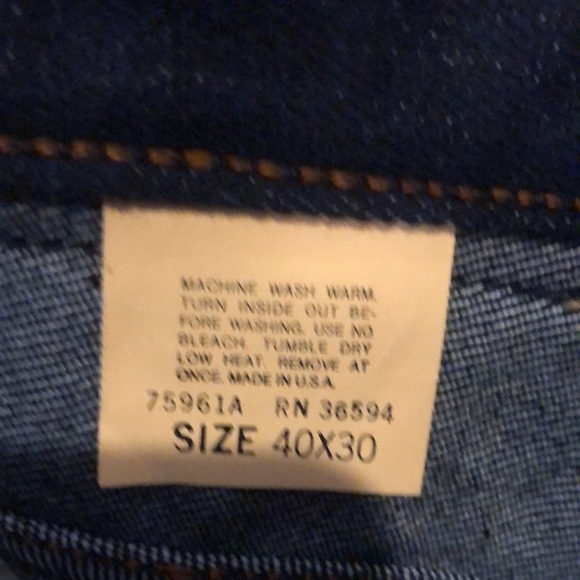 Long Haul jeans, men’s size 40x30 - Picture 3 of 5